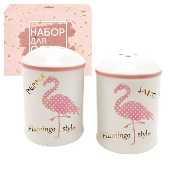 Salt and pepper set Flamingo 4.5*7 cm SNT Ukraine