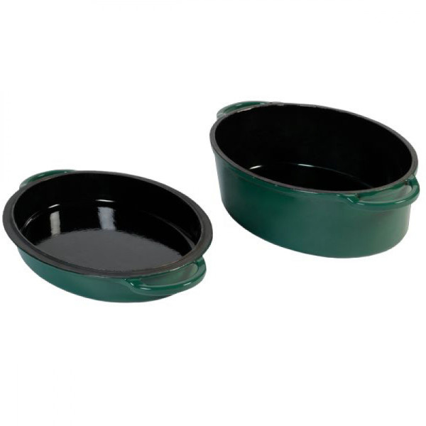Boiler oval cast iron BigGreenEgg, green