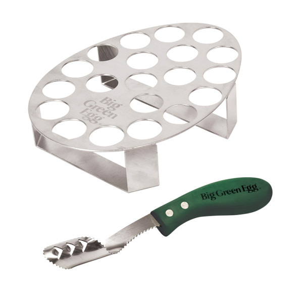 BigGreenEgg Kit for Roasting Jalapeno Peppers