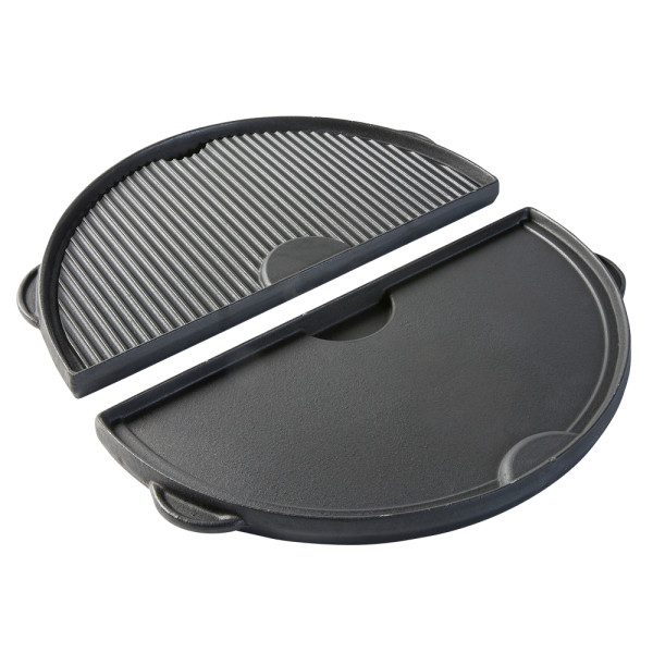 BigGreenEgg semi-circular cast iron stove
