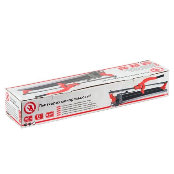 Monorail tile cutter 600 mm, on Intertool HT-0382 bearings