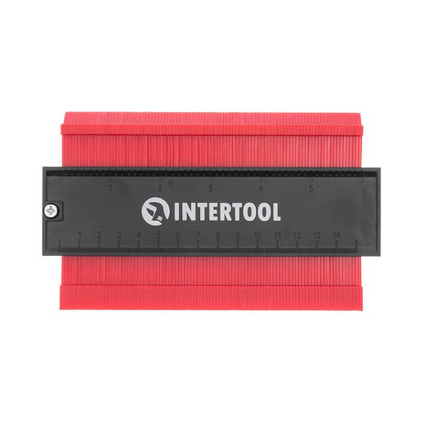 Contour copying template 150 mm, ABS, with Intertool MT-0015 clamp