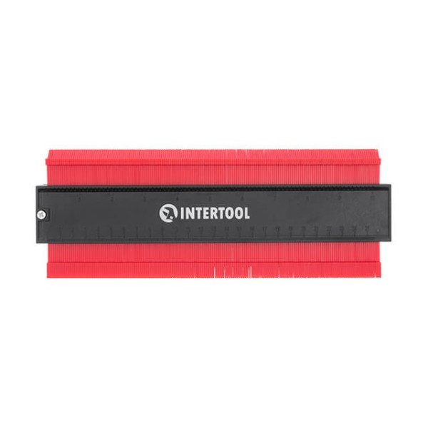 Contour copying template 250 mm, ABS, with Intertool MT-0025 clamp