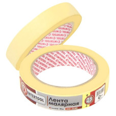 Painter's tape 25 mm, 40 m, yellow Intertool DM-2540
