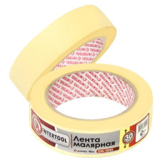 Painter's tape 30 mm, 40 m, yellow Intertool DM-3040