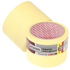 Painter's tape 72 mm, 20 m, yellow Intertool DM-7220