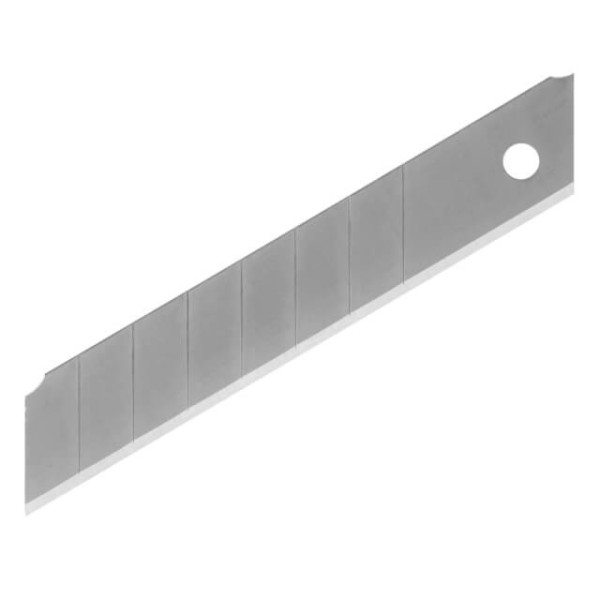 Set of segmented blades 18 mm, 7 segments, thickness 0.5 mm, steel SK5, 10 pcs/pack. Intertool HT-0527