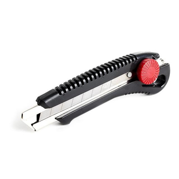 Intertool HT-0502 18 mm metal blade guide knife with screw lock