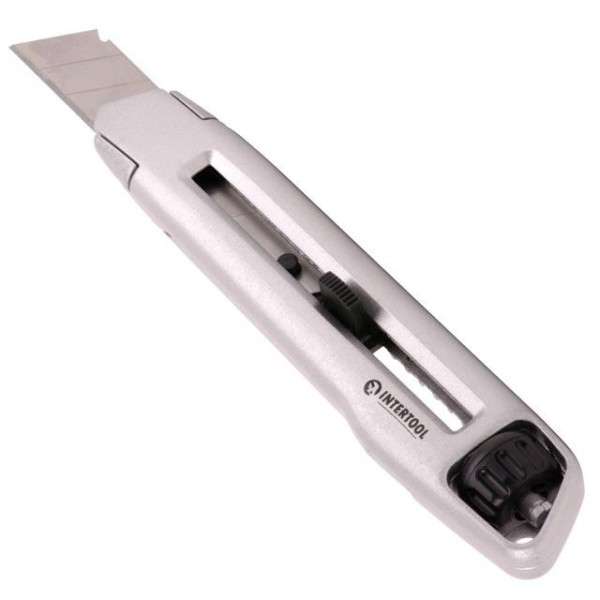 Knife segment 18 mm, metal, reinforced, screw fixation Intertool HT-0512