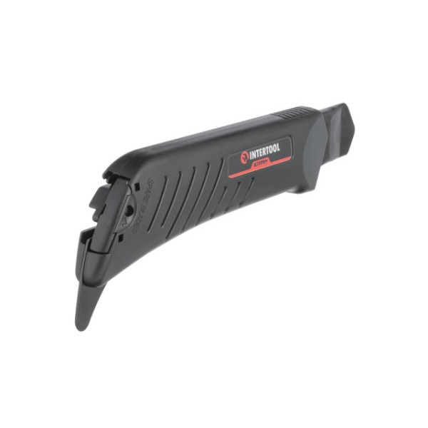Segment knife for linoleum 18 mm, metal guide, screw fixing STORM Intertool HT-0539