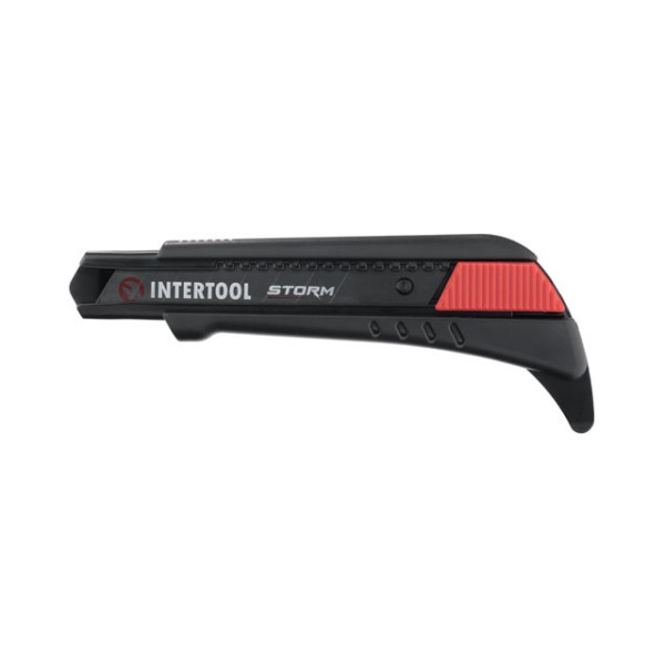 Segment knife for linoleum 18 mm, metal guide, STORM Intertool HT-0538