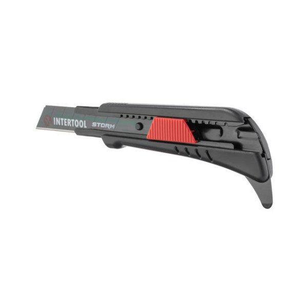 Segment knife for linoleum 18 mm, metal guide, STORM Intertool HT-0538