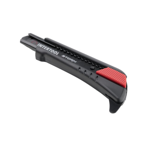 Segment knife for linoleum 18 mm, metal guide, STORM Intertool HT-0538