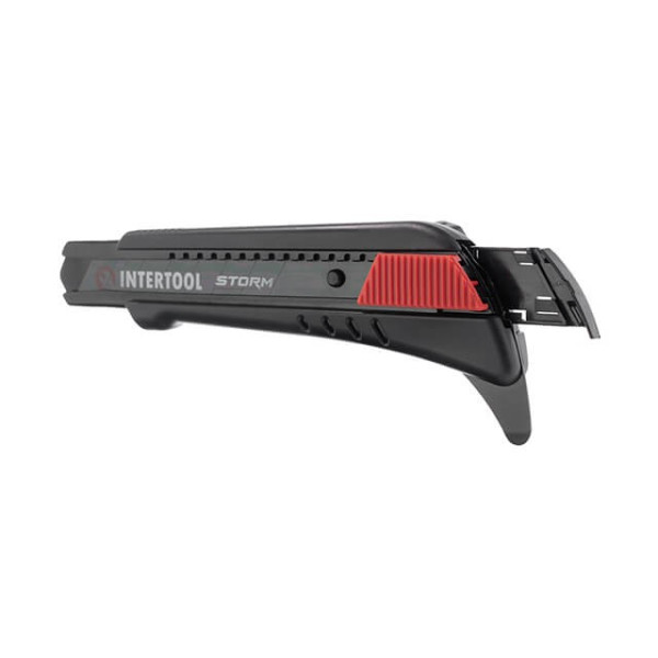 Segment knife for linoleum 18 mm, metal guide, STORM Intertool HT-0538