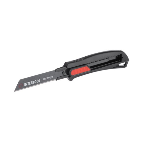 Knife segment multifunctional 18 mm, metal guide, STORM Intertool HT-0537