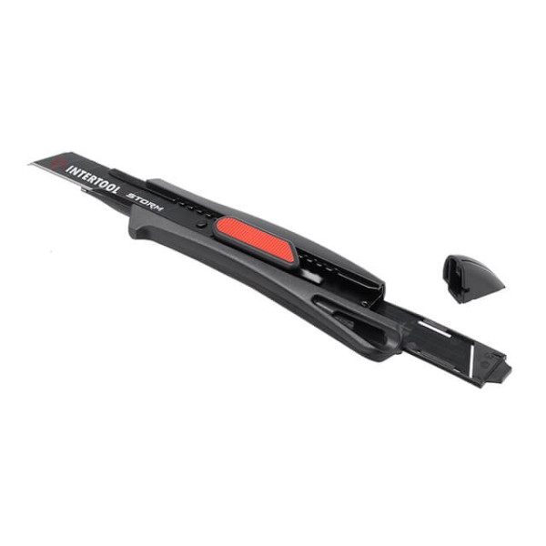 Knife segment multifunctional 18 mm, metal guide, STORM Intertool HT-0537