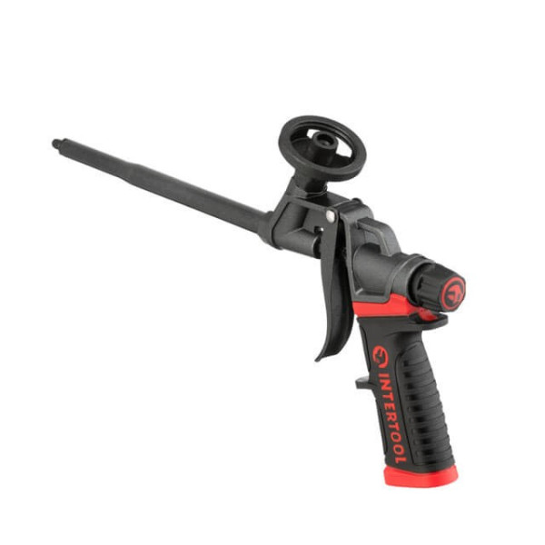 Gun for mounting foam with full Teflon coating professional + 4 nozzles Intertool PT-0610