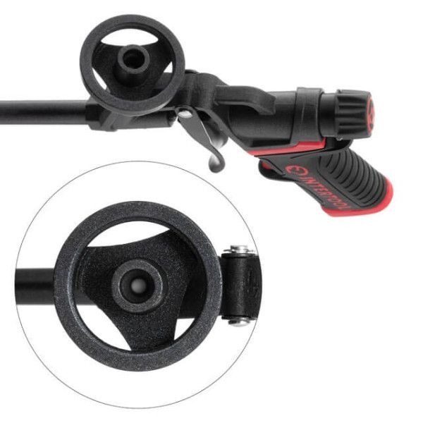 Gun for mounting foam with full Teflon coating professional + 4 nozzles Intertool PT-0610