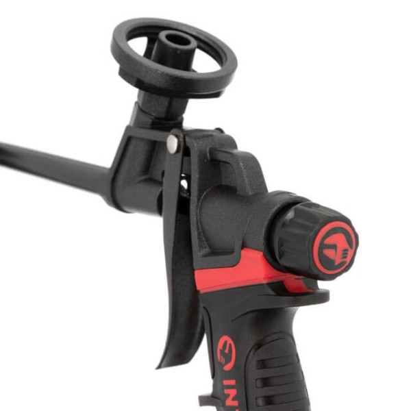 Gun for mounting foam with full Teflon coating professional + 4 nozzles Intertool PT-0610