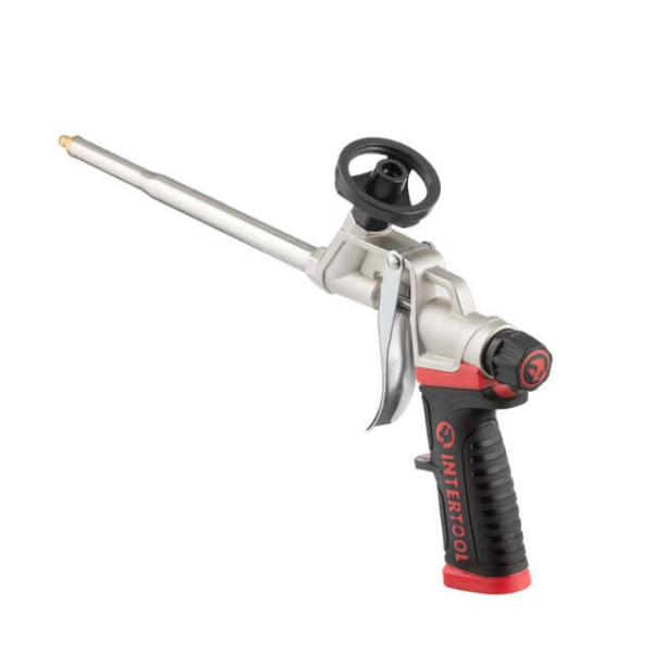 Foam gun with Teflon coating cylinder holder + 4 nozzles, professional Intertool PT-0609