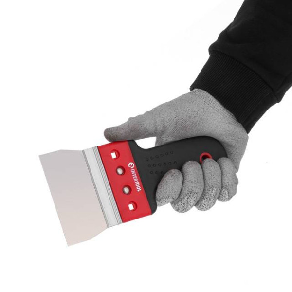 Spatula made of stainless steel 100 mm Prof Intertool KT-2670