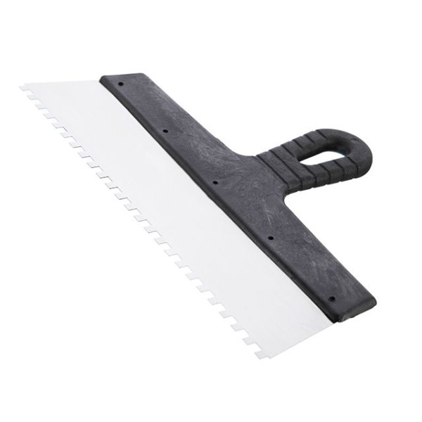 Intertool KT-2306 300mm 6x6mm Toothed Stainless Steel Spatula