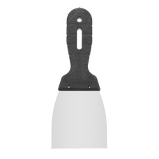 Spatula made of stainless steel 80 mm Intertool KT-2080