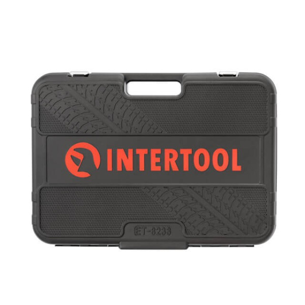 Набір інструментів 1/2; 3/8; 1/4, 233 одиниць, Cr-V STORM Intertool ET-8233
