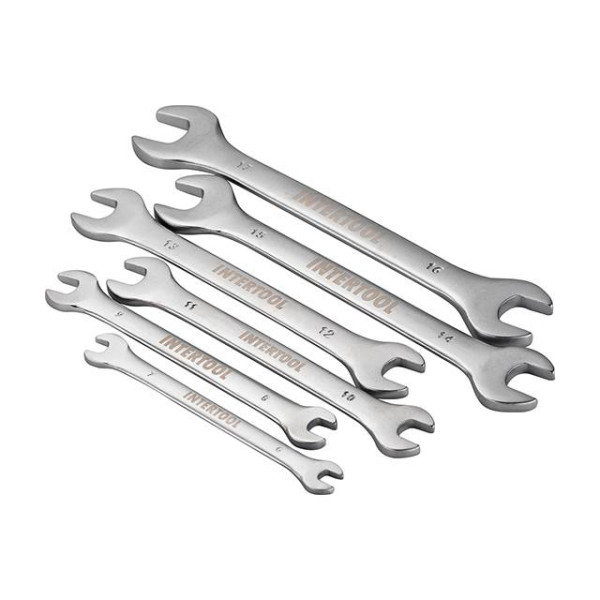 Set of angle keys, 6 units 6-17 mm Intertool HT-1001