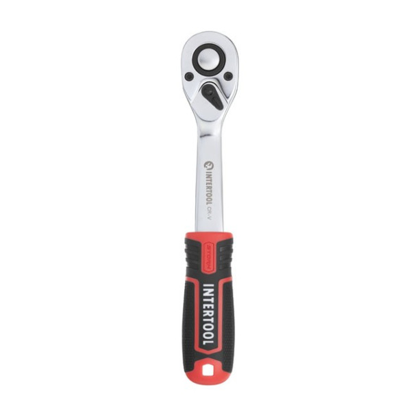 Ratchet handle with 72 teeth 1/2, Cr-V, STORM Intertool ET-8003