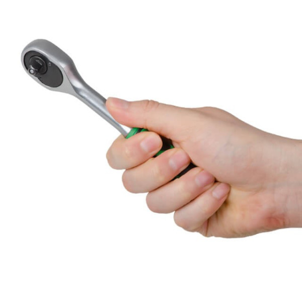 72 tooth 1/4 ratchet handle, Cr-V. Intertool HT-2124