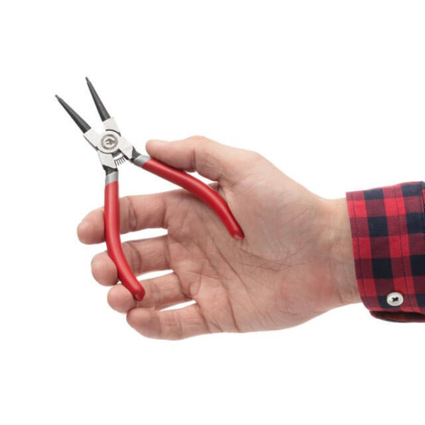 Intertool HT-7005 compression pliers for removing and installing circlips 150 mm, straight