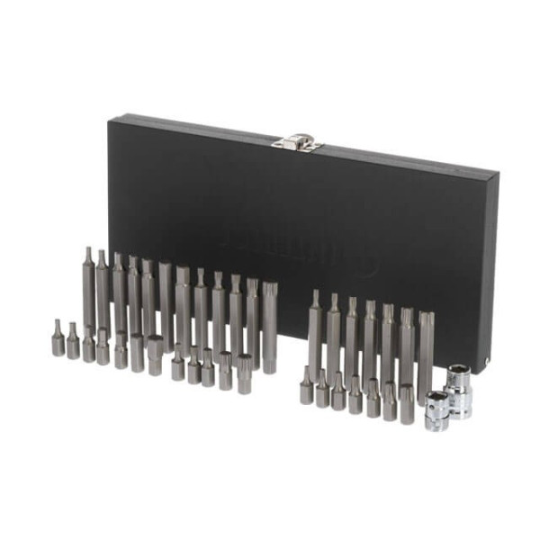 Set of stars and hexagons 40 units, Cr-V STORM Intertool ET-8040