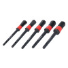 A set of brushes of 5 units for detailing, dry cleaning Intertool AT-0100