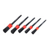 A set of brushes of 5 units for detailing, dry cleaning Intertool AT-0100