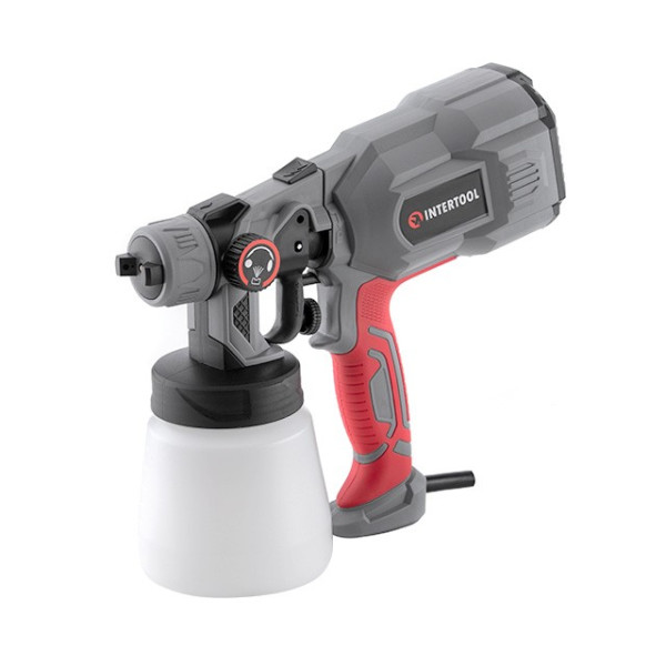 Paint sprayer electric HVLP 550 W, nozzle 1.8 mm, tank 800 ml, 400 ml/min. Intertool DT-5055
