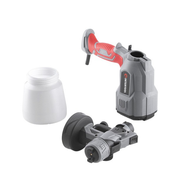 Paint sprayer electric HVLP 550 W, nozzle 1.8 mm, tank 800 ml, 400 ml/min. Intertool DT-5055