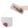 Затирачка сталева оцинкована 280*130 мм, 4*4 мм Intertool KT-0004