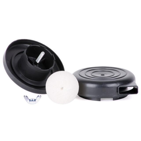 Air filter for compressor, thread diameter M16, plastic housing, replaceable foam filter element, for PT-0003 / 0009 Intertool PT-9082