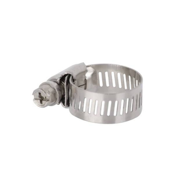 Clamp stainless steel 12.7 mm, D - 16-25 mm Intertool TC-1116