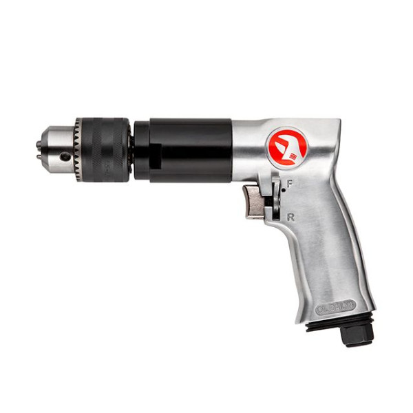Pneumatic drill with reverse, cartridge 1.5-13 mm, 1/2 Intertool PT-0901