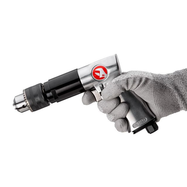 Pneumatic drill with reverse, cartridge 1.5-13 mm, 1/2 Intertool PT-0901
