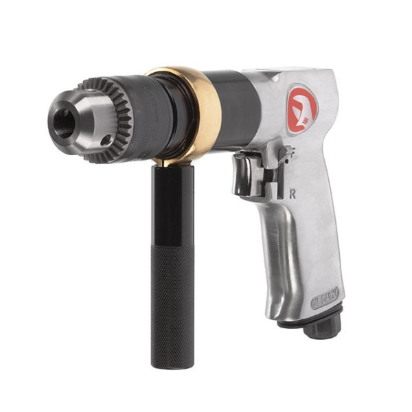 Pneumatic drill with reverse, cartridge 1.5-13 mm, 1/2 Intertool PT-0901