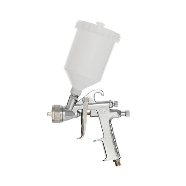 Paint gun pneumatic HP, nozzle 1.4 mm, upper plastic tank 600 ml, 5 bar Intertool PT-0111