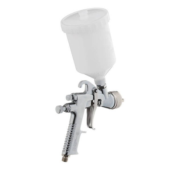 Paint gun pneumatic HP, nozzle 1.4 mm, upper plastic tank 600 ml, 5 bar Intertool PT-0111