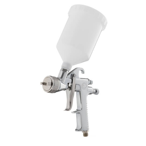Paint gun pneumatic HP, nozzle 1.4 mm, upper plastic tank 600 ml, 5 bar Intertool PT-0111