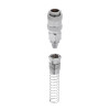 Quick disconnect connection with spring for spiral and straight hoses 8x12 mm Intertool PT-1832