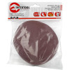 Self-adhesive sandpaper circle 125 mm, paper class C, density 120 g/m2, K600, pack. 10 units of Intertool BT-0560