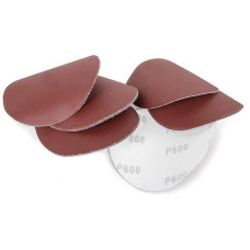Self-adhesive sandpaper circle 125 mm, paper class C, density 120 g/m2, K600, pack. 10 units of Intertool BT-0560
