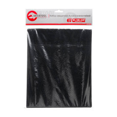 A set of moisture-resistant sandpaper 15 pcs. (80,180,320) Intertool HT-0031